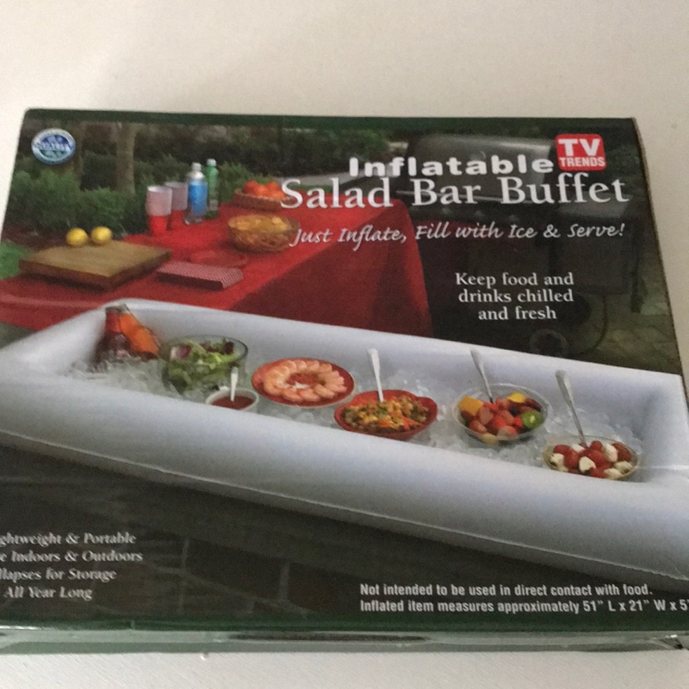 Inflatable salad bar!